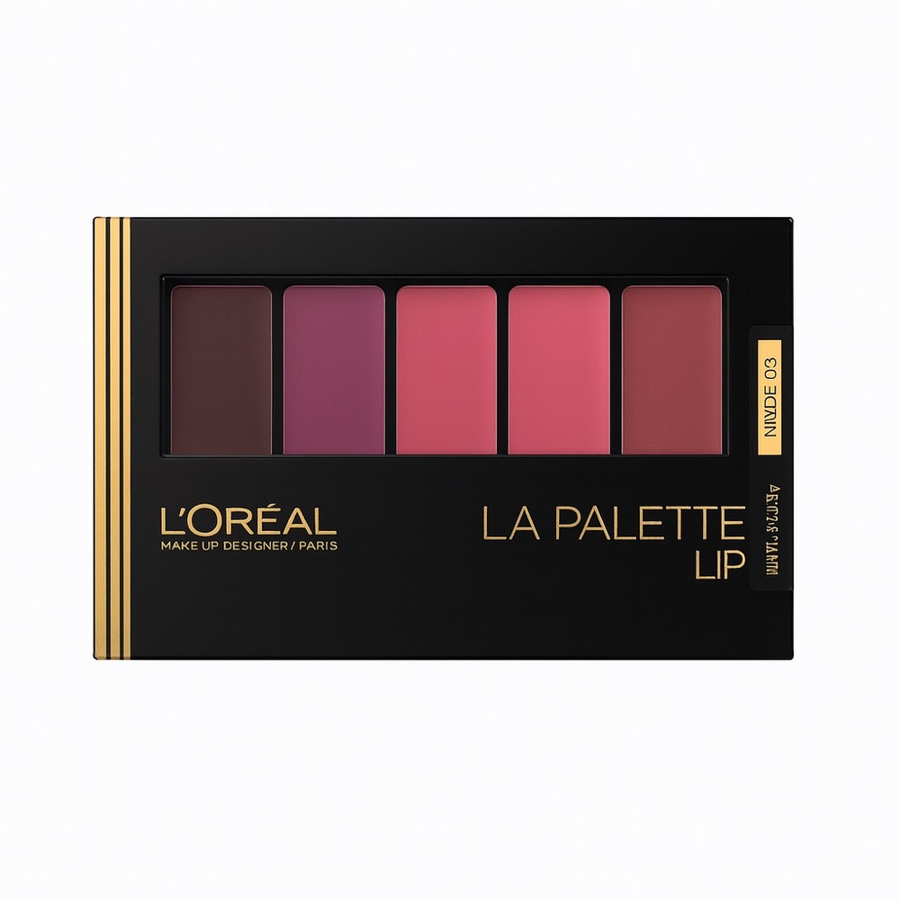 L’Oréal | La Palette Lip Nude 02 Multi-Shade Cream Palette Glossy Mix lipstick